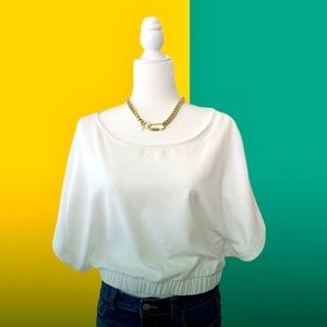 Forever 21 Cropped Dolman Sleeve Blouse